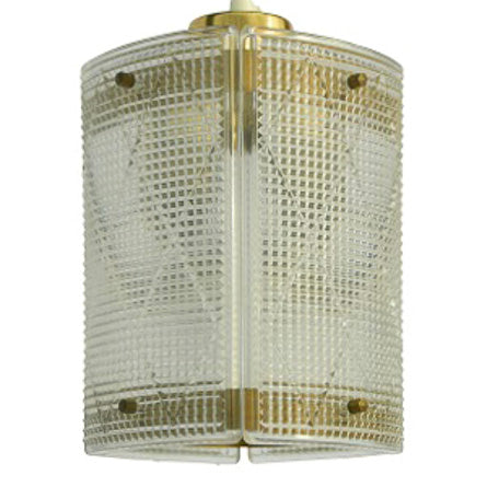 Small Orrefors MCM Pendant Lamp