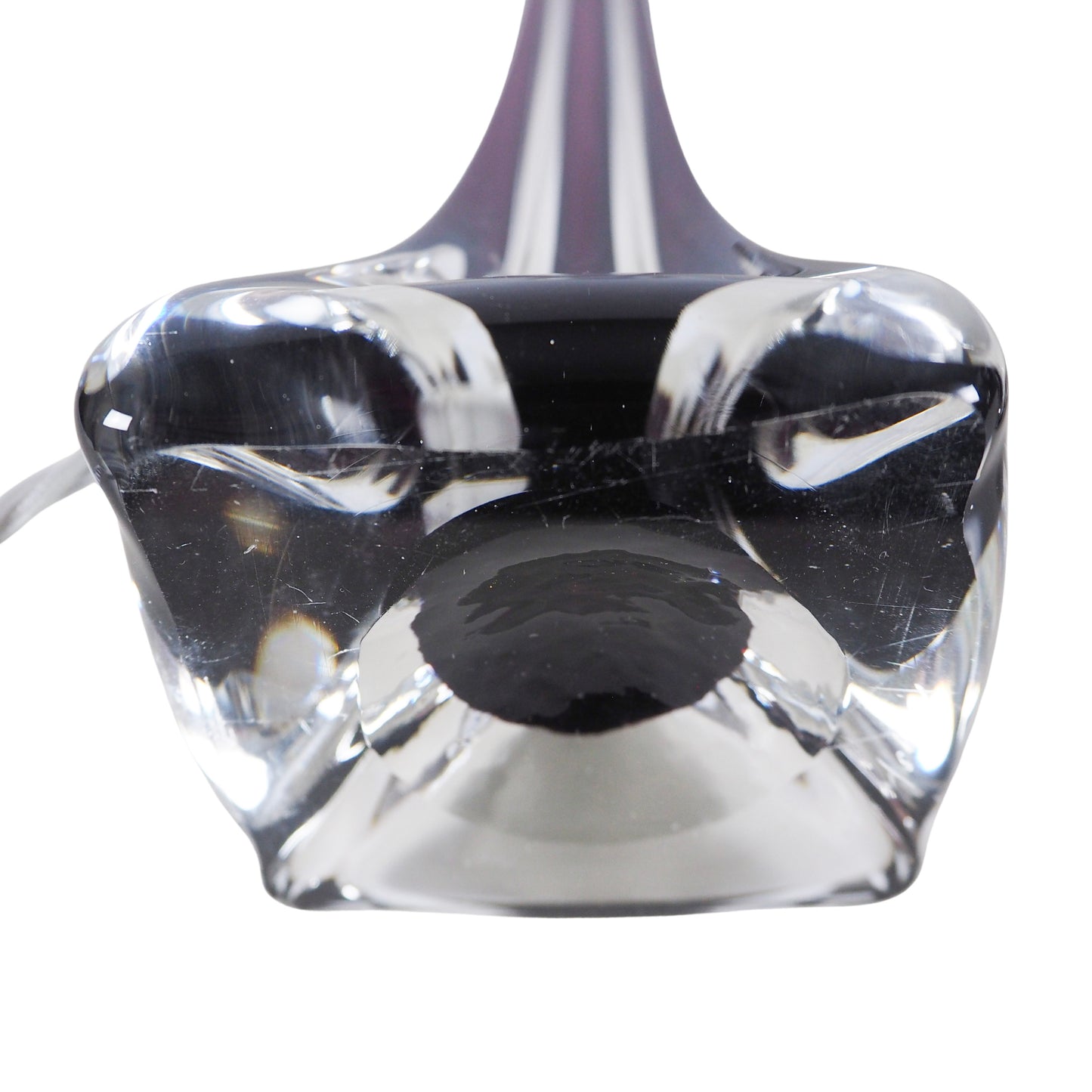 Moulded Glass Table Lamps by Paul Kedelv for Flygsfors, 1950s