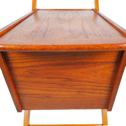 Mid-century Teak Sewing Cart