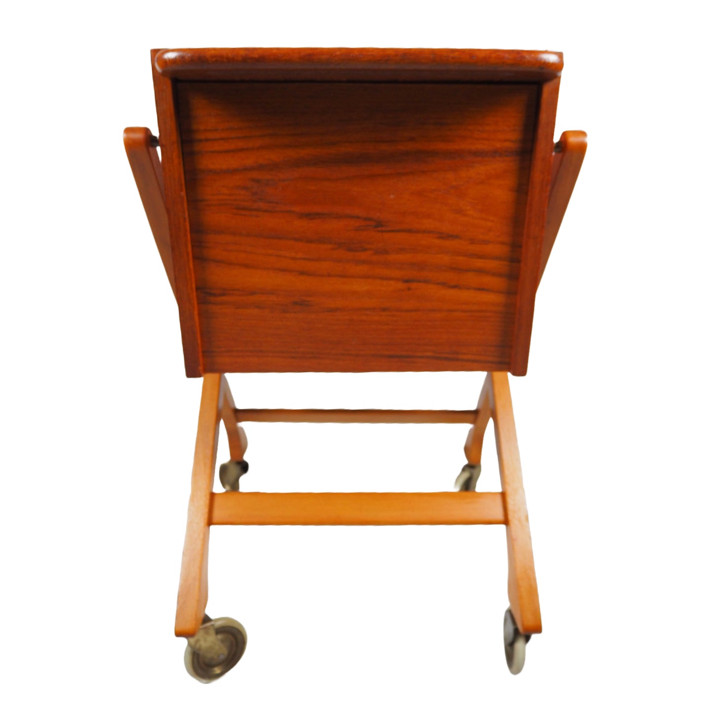 Mid-century Teak Sewing Cart