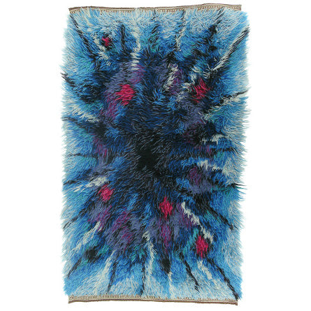 Ingrid Jagarz Tibet Hand Knotted Swedish Rya Pile Rug