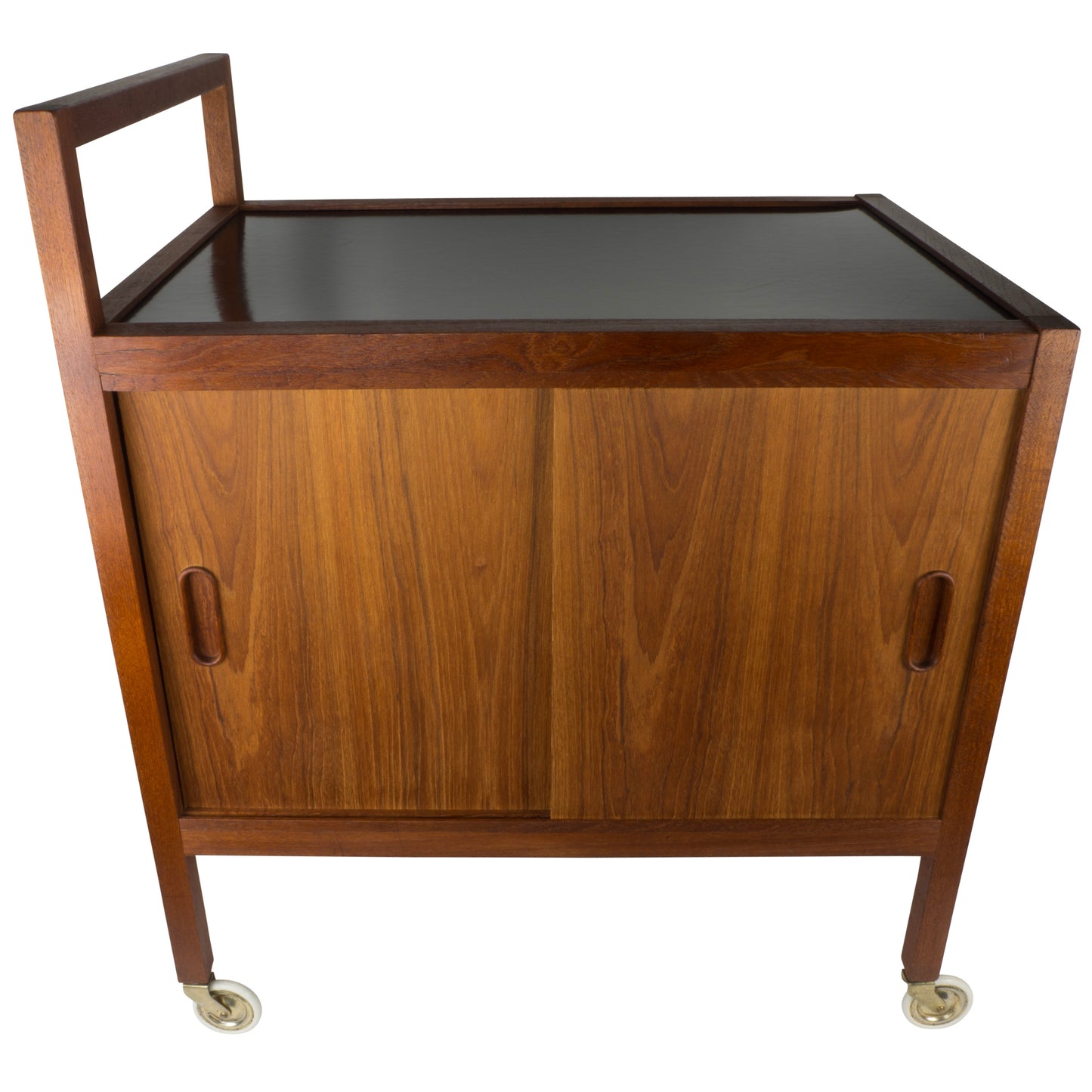 Mid-century Teak Dry Bar Cart