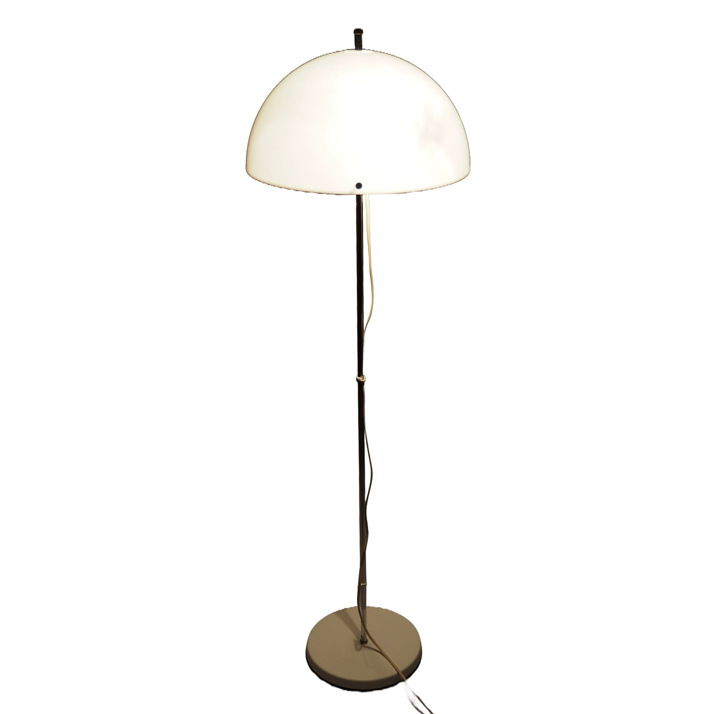 1970s Swedish Twin Bulb Space Age Floor Lamp