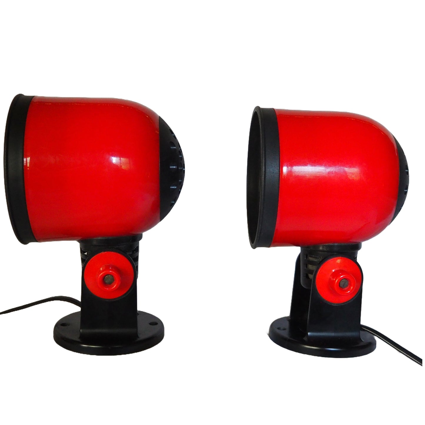 Pair of Swedish Space Age Wall Mounted Lamps